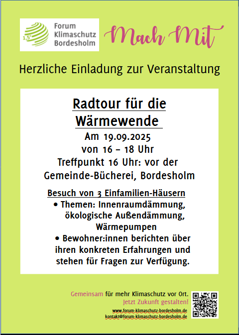 Radtour Wärmewende